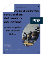 Entrevista Política Educativa - Gutierrez, Roa, Rudolph, Saldivia.