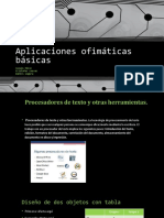 Aplicaciones Ofimáticas Básicas