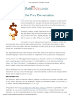 How to Handle Price Conversations