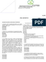 Lista de Revisão - Juros Simples e Compostos