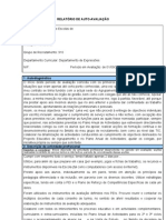 Auto-avaliação de professor de Educação Especial