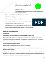 Information processing Handout #3: Data Validation Types