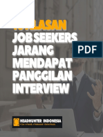 10 Alasan Kandidat Lowongan Tidak Diproses - by Headhunter