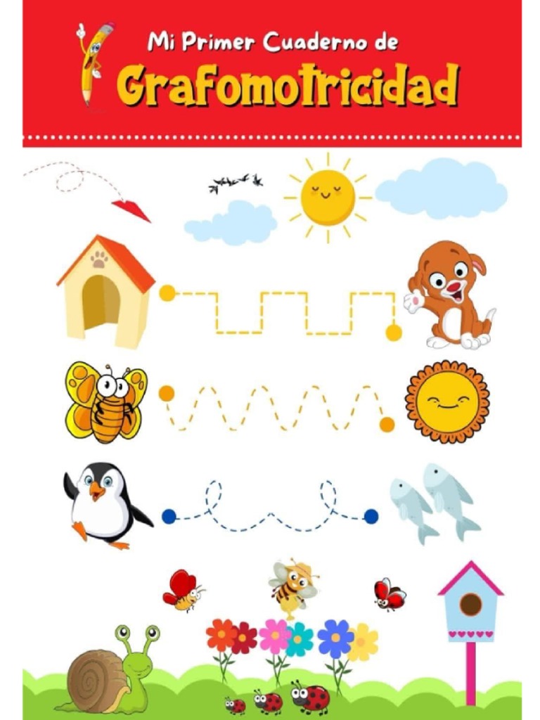 Cuaderno de Grafomotricidad y Lectoescritura | PDF