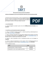 TJDFT - Edital de Prorrogação