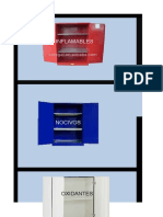 Almacenamiento seguro de productos químicos inflamables, oxidantes y corrosivos