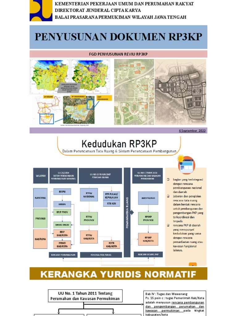 Penyusunan Dokumen RP3KP 2022 | PDF