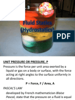 Fluid Statics Guide