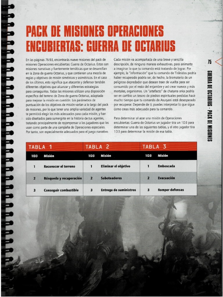 Kill Team Operaciones Octarius PDF