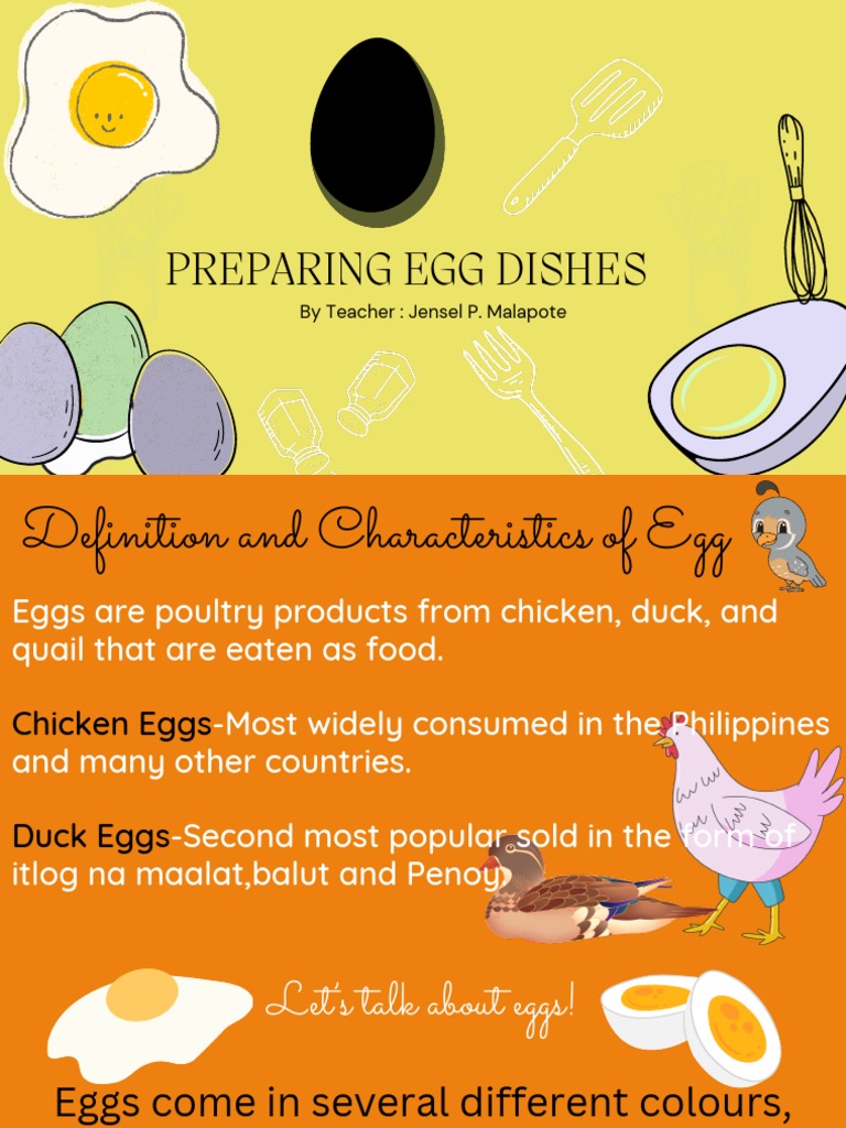 Preparing Egg Dishes PDF Egg As Food Home