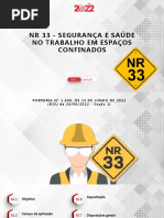 NR 33: Segurança em Espaços Confinados | PDF