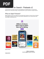 Guidelines For Search - Podcasts v2