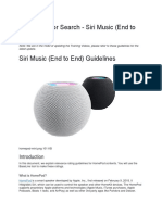 Guidelines For Search - Siri Music (End To End)