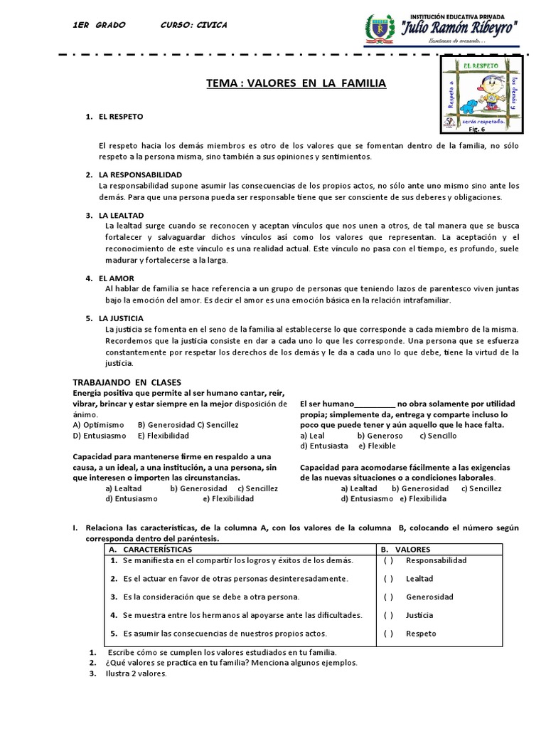 Valores Familiares para Niños | PDF | Justicia | Crimen y violencia
