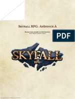 2019 10 Skyfall RPG Apêndice A Criação de Personagens