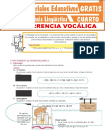 Concurrencia Vocálica para Cuarto Grado de Secundaria