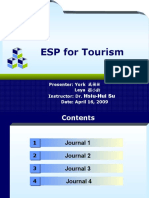 ESP For Tourism
