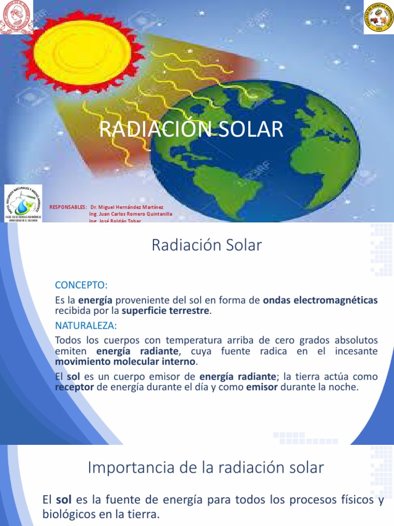 Importancia y Concepto de Radiación Solar | PDF | Radiación ...