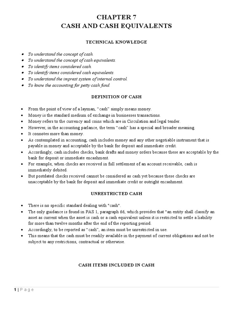 Chapter 7 | PDF | Debits And Credits | Cheque
