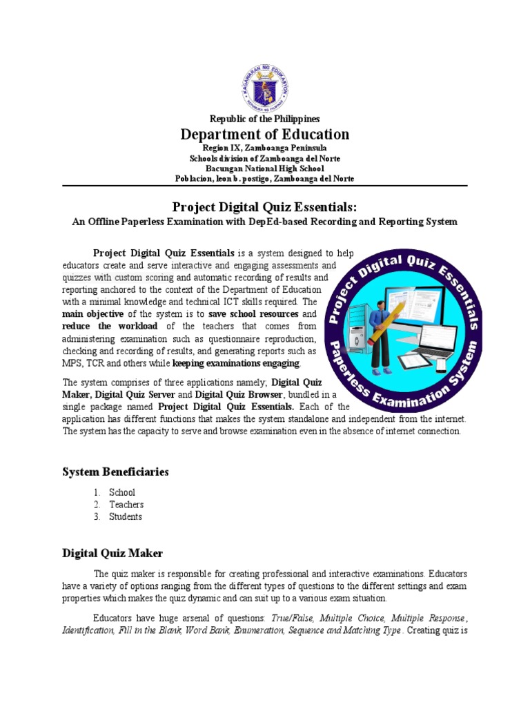 Digital Quiz Essentials for Educators | PDF | Test (Assessment ...