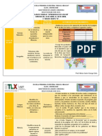 Plan de trabajo Aprendizaje en casa III para 5° grado grupo B de la Escuela Primaria Vespertina Miguel Hidalgo