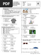 LEMBAR SOAL PAS B.INGGRIS 5 SMT 2