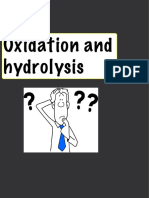 Oxidation and Hydrolysis