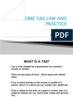 Income Tax Law - Basic Concepts For B.com 3rd Semester
