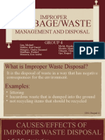 Group 4 - Improper Garbage Disposal