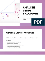 Analysis Using T-Accounts
