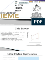 Ciclo Brayton Con Interenfriamiento, Recalentamiento y Regeneración