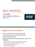 SEC Updates