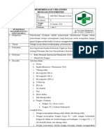 SPO Pemeriksaan Creatinin Dengan Fotometer