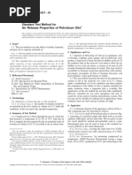 ASTM D3427-03 - Air Release Value