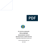 PT Elnusa Geosains Final Report on 3D/2D Seismic Survey for PetroChina International Jabung Ltd