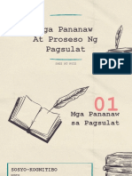 Q1 W3 Mga Pananaw at Proseso Sa Pagsulat