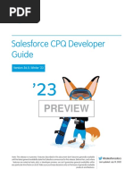 CPQ Developer Guide