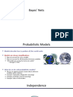 Probabilistic Models with Bayes' Nets