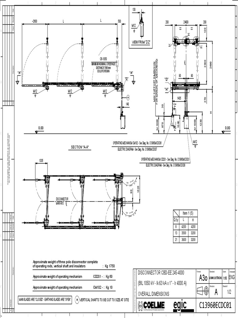 Detailed engineering drawing of a mechanical support structure showing
