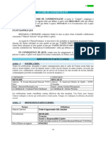 Accord de Confidentialite: Dispositions Particulieres