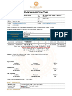 Booking Confirmation - Bắc Trung Nam - 12517