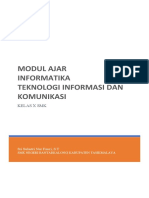 Modul Ajar Informatika 2 - Teknologi Informasi Dan Komputer