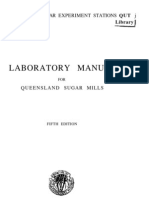 Laboratory Manual for Queens Land Sugar Mills - Fifth Edition