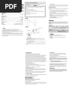 SQR62101WHZ: Installation Instructions