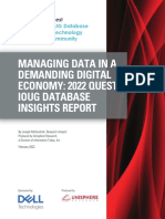 Managing Data in A Demanding Digital Economy 2022 Quest Ioug Database Insights Report