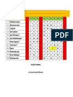 Jadwal Oktober