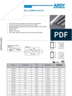 Slotted/ Solid Wall Wiring Ducts: Cable Protection