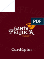 Cardapio Santa Feijuca 2022.