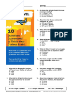 Quiz Master Air Travel Lesson