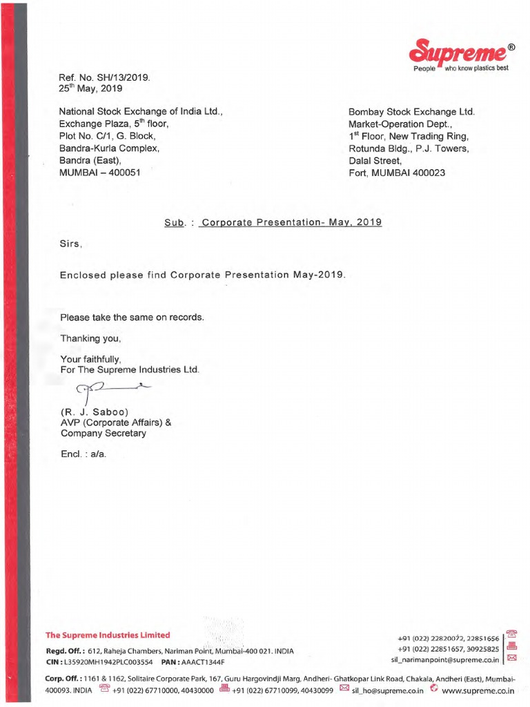 Corporate Presentation May2019 Pdf Polystyrene Lamination